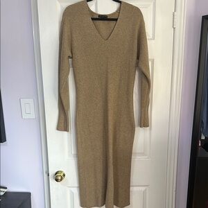Banana Republic Tan Knit Dress